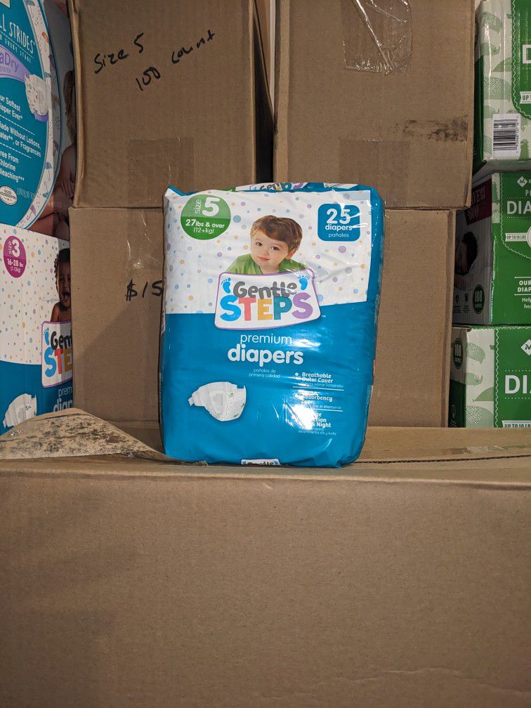 Size 5 Diapers 100 Count 