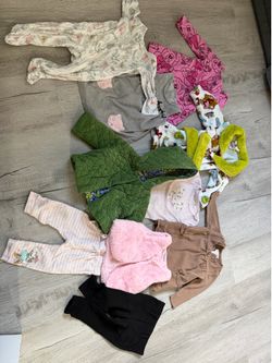 XL bag of baby girl clothes