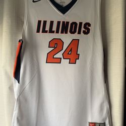 NIKE Illinois Fighting Illini Men’s Basketball Jersey Sz Large