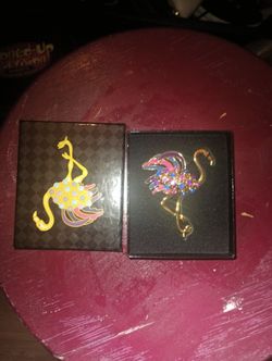 Firefly Badgers Family Heirloom Flamingo Pin