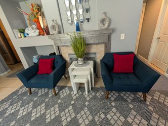 Two modern chairs. High quality, durable and comfortable.
