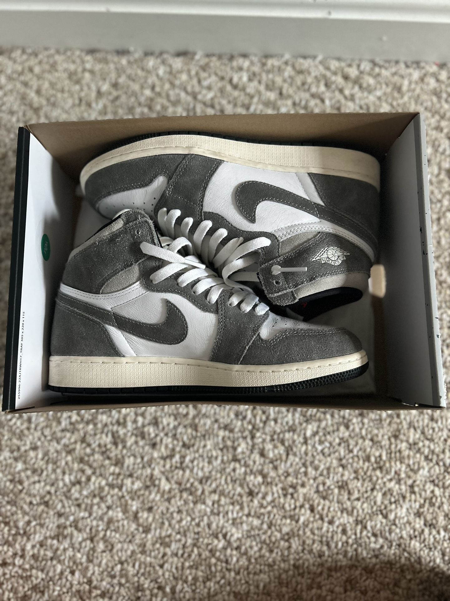 Jordan 1 Washed Black Size 7