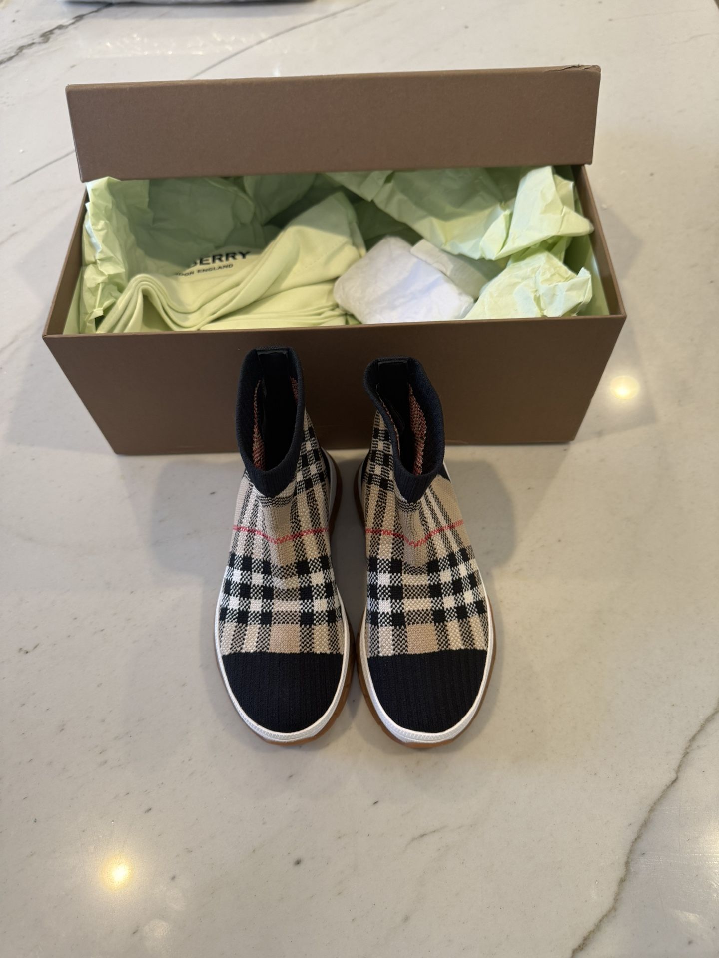 Burberry Toddler Socks Boots 