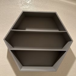 Hexagon Floating Shelves 