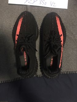 Yeezy v2 red stripe size 9