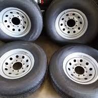 235/80-16 10 Ply Radial 8 Lug Trailer Wheel And Tire 