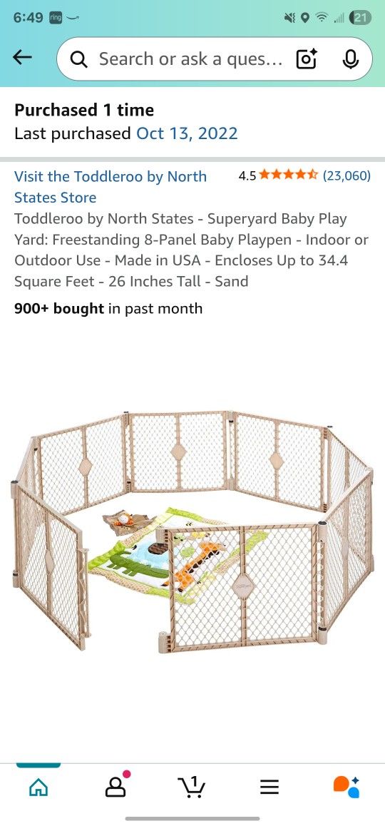 Gate & Play Gate For Children (Or Pets)
