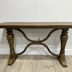 Ashley Furniture Wood Entrance Table