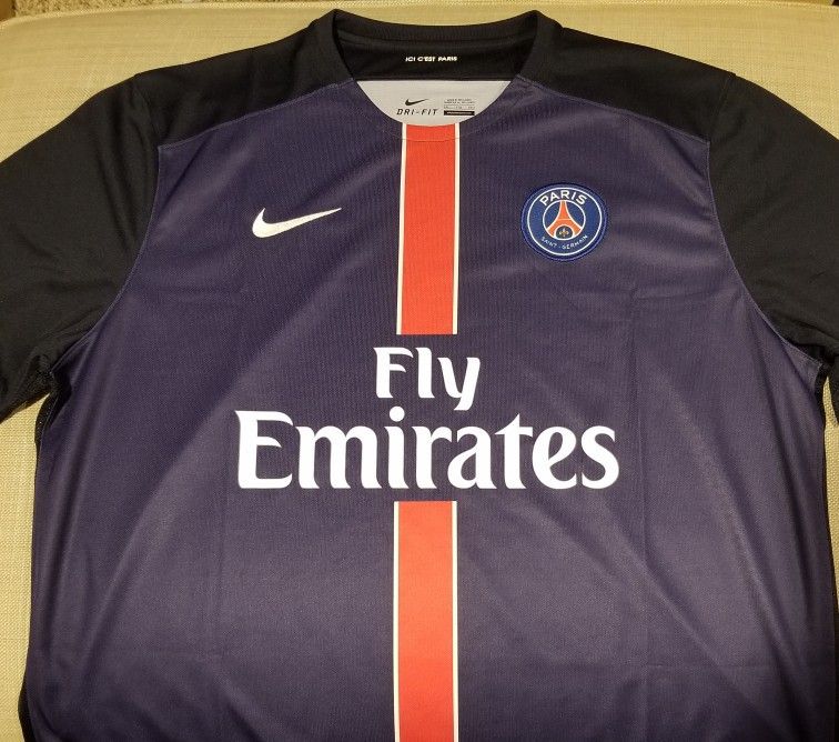Nike Fly Emirates Paris St Germain Soccer Jersey XXL