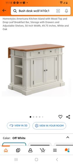 New Kitchen Island Incomplete Only Box 3 Of 3
