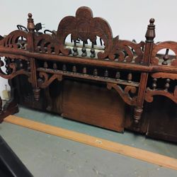Oak Victorian Mantel 