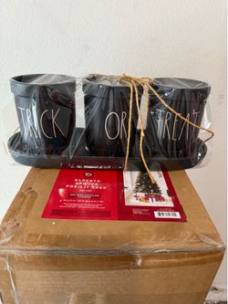 RAE DUNN TRICK OR TREAT UTENSIL HOLDER