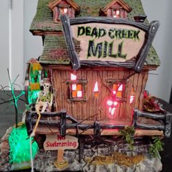 Dept 56 Halloween Deep Creek Mill