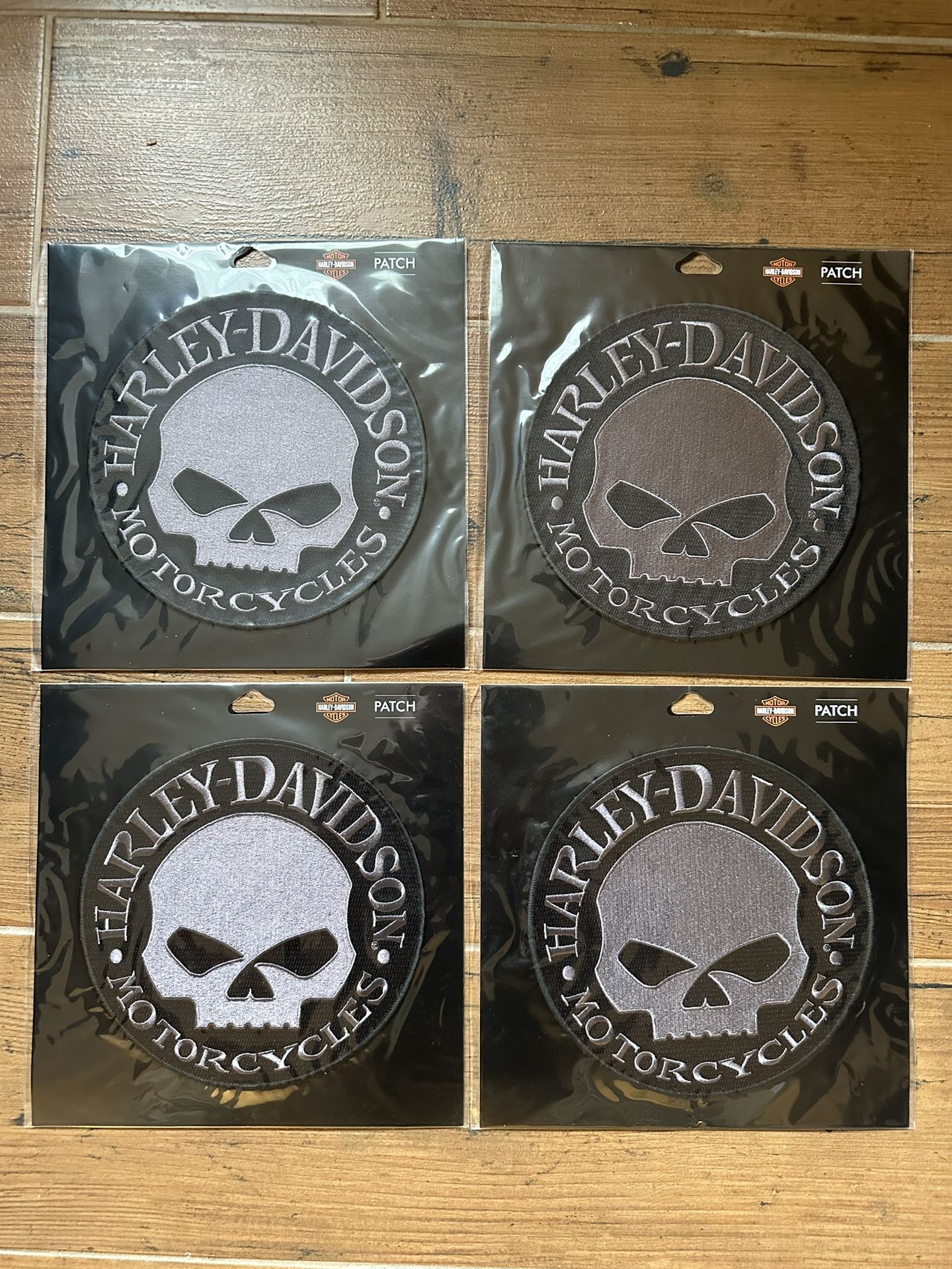 Harley Davidson Large 10” Willie G Skull Sew-on Patch
