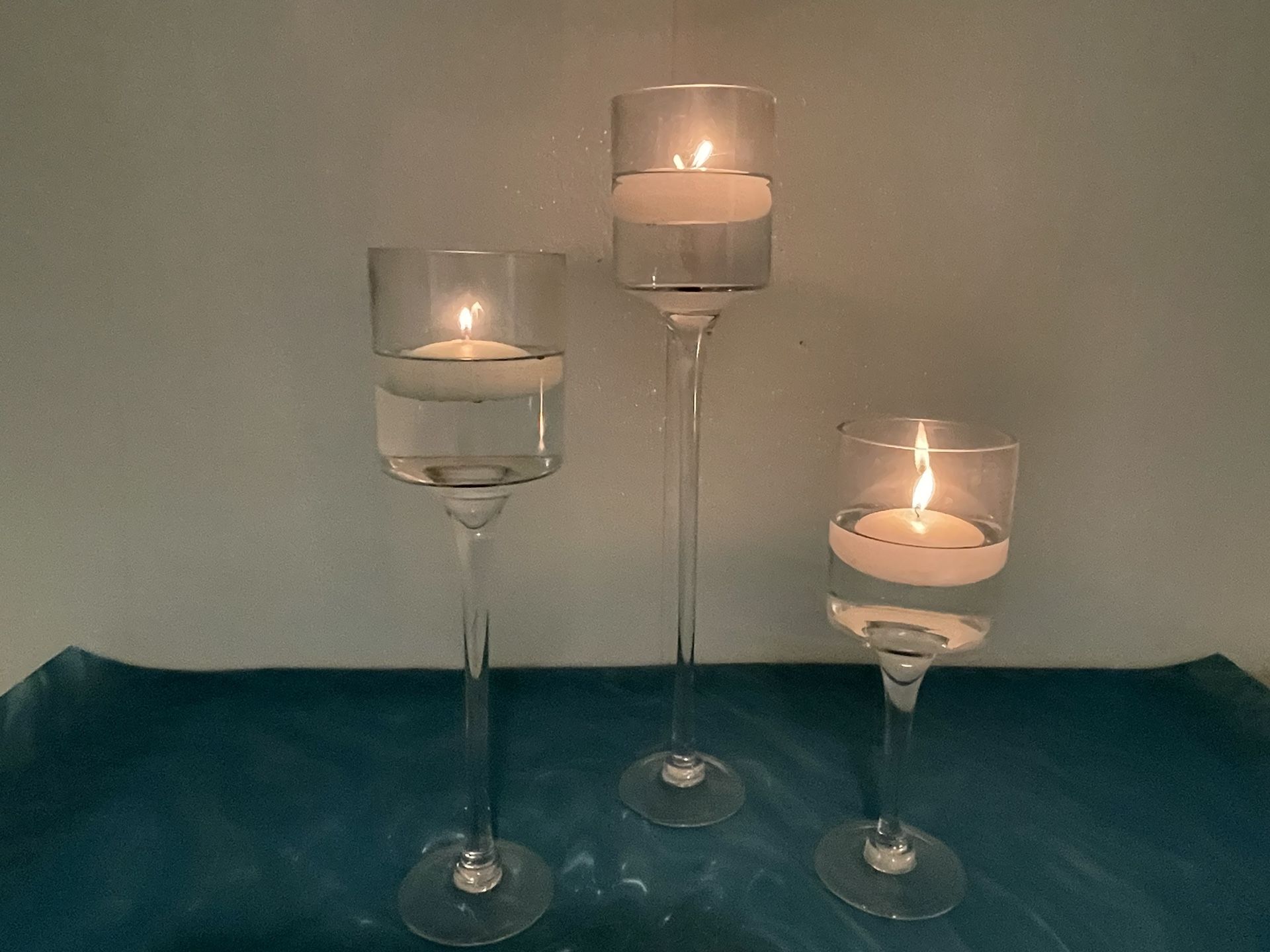 Stemmed Candle Holders