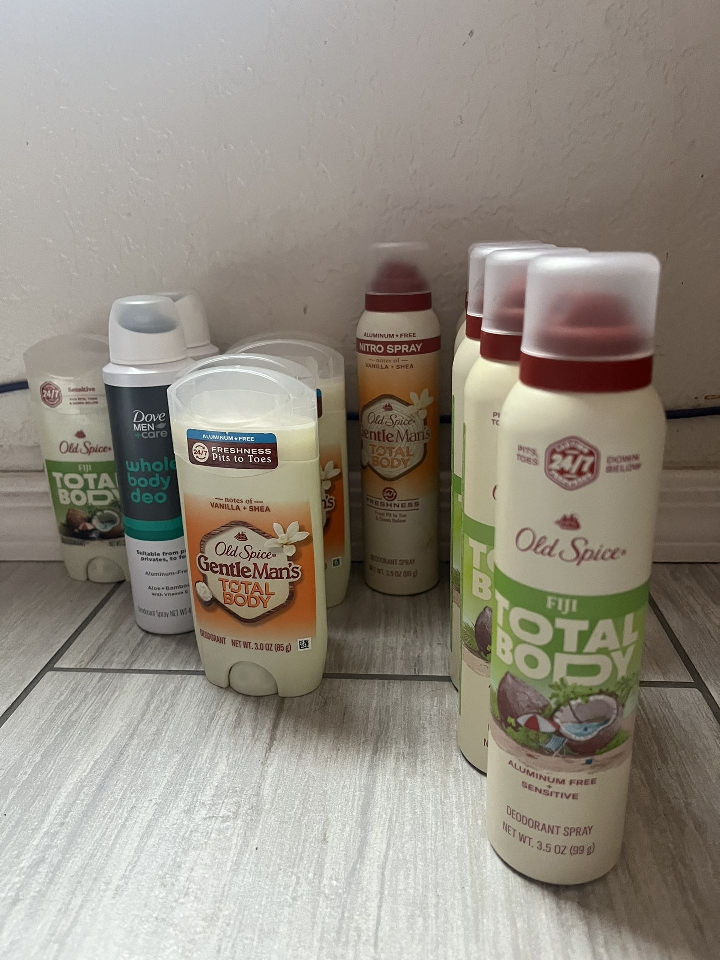 Whole Body Dove & Old Spice Deodorant $7.00