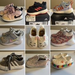 Toddler Size 4 Sneakers- Priced Individually 