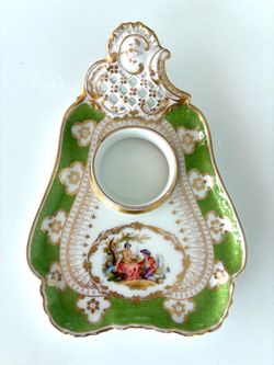 Richard Klemm Porcelain Inkwell