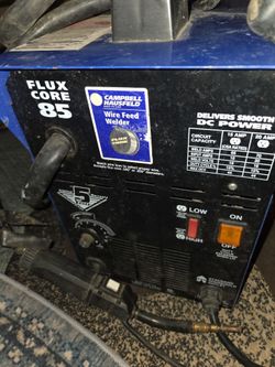 Campbell Hausfeld Flux Core 85 Wire Feed Welder