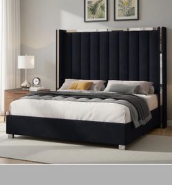 Brand new queen size black bed frame ￼