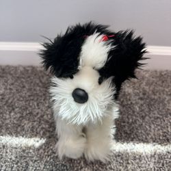Douglas Black & White Stuffed Dog Plush