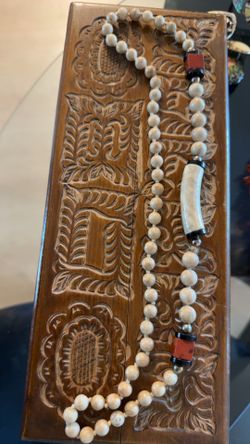 Vintage Tribal Style Beaded Necklace