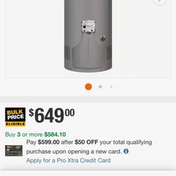 Natural Gas Water Heater