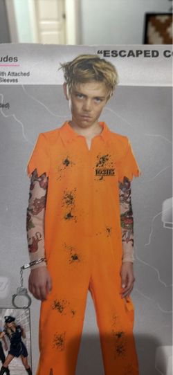 Escaped Convict Costume 6-7 New (k0028)