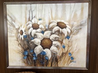 Huge Mid Century Original Frank Ferrante Oil Painting
