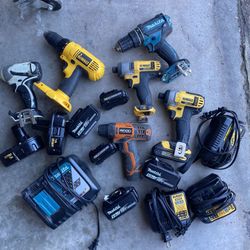 Impact Guns And Drills Batteries READ DESCRIPTION 