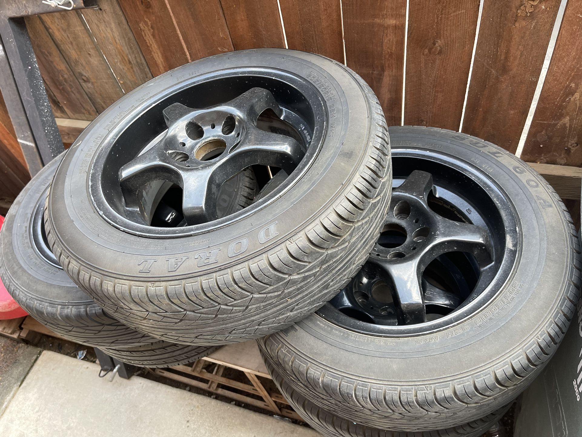 Doral SDL 69A Tires; Gt-R Wheels  5x14.3mm 60R16