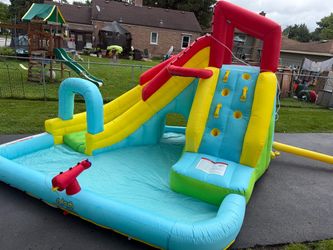 My 1st Water Slide Splash and Slide with Tunnel and Water Arch