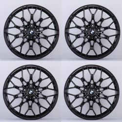 New 19 Inch BMW M Performance M2 M3 M4 Style 19x9 Gloss Black Wheels Rims 5x120 ET40