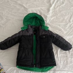 Boys Fleece Lined Puffer 3t