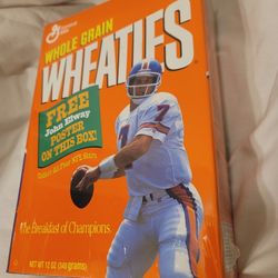 Wheaties Cereal Box Vintage JOHN ELWAY 