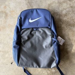 Nike Backpack Brasilla Navy Blue New With Tags 