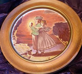 Norman Rockwell - Tom Sawyer Series "LOST IN THE CAVE" Plate
