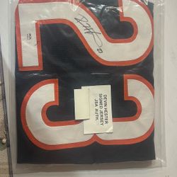 Devin Hester Sign Bears Jersey 