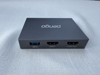 Pengo 4K HDMI Grabber USB 3.0 Video Capture Device - Tested Working Streaming Capture