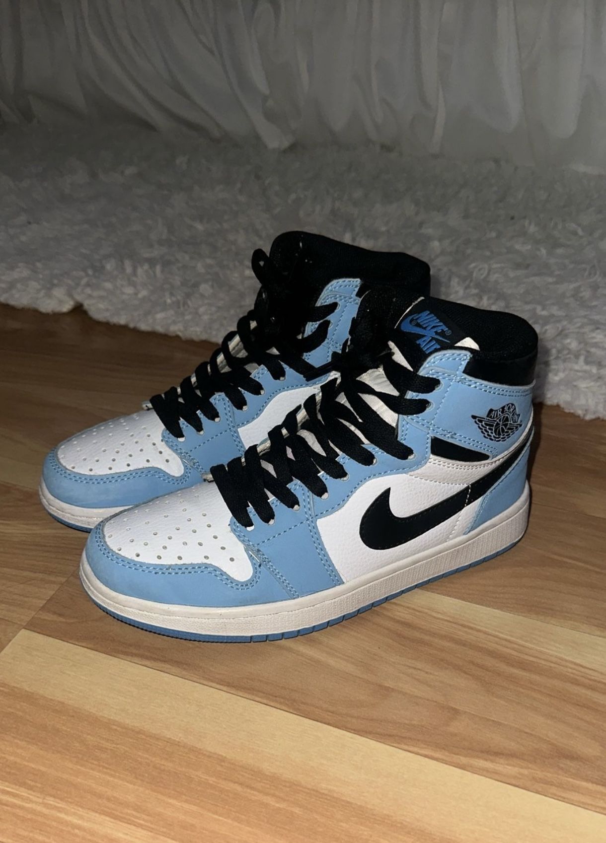 Light Blue Jordans – Like New! Worn Twice, No Creases