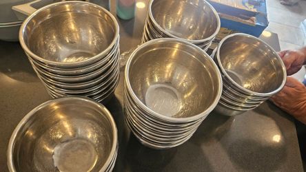 Stainless steel  preparation  bowls