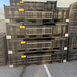 Collapsible Totes Storage Bins Warehouse Storage Size 95 Length X 45 Width X 45 Height 