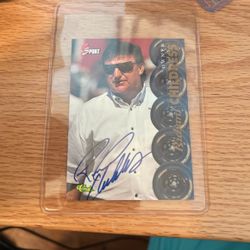 1995 Classic 5 Sport Autograph Card  Richard Childress