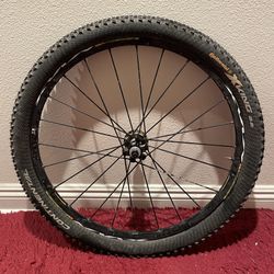 Ultralight Mavic UST Tubeless Wheels (Fr & Rr) With Continental Tubeless Tires - MTB BMX Dirt Jump Hardtail Wheels Set