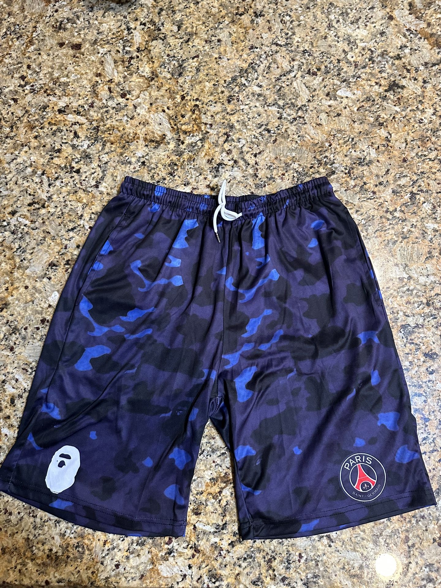 BAPE x PSG Sweat Shorts