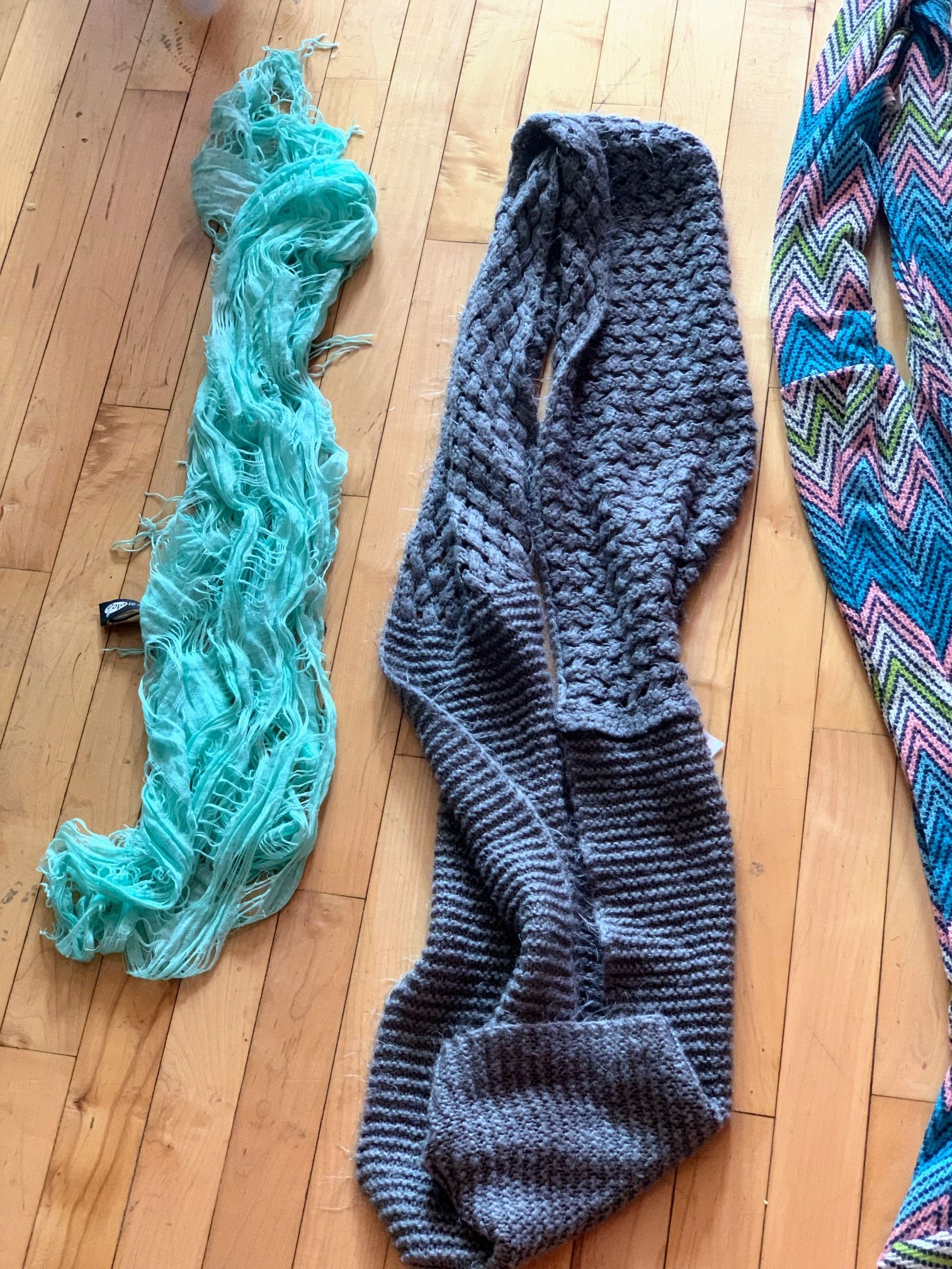 4 Wrap Around Scarves