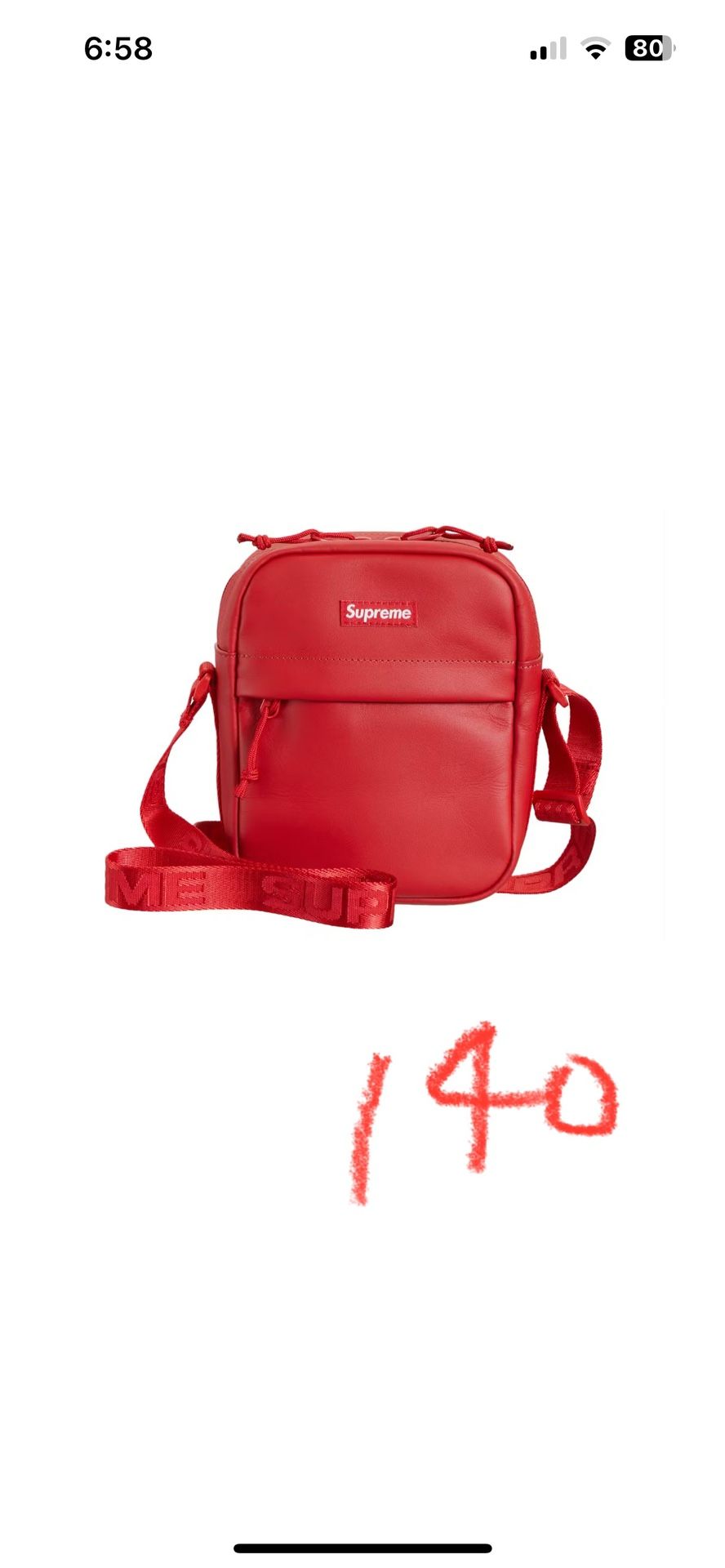 Supreme Leather Bag