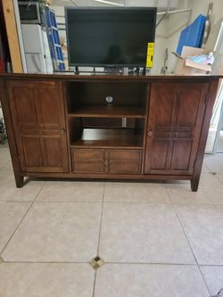 TV Entertainment Unit Brown