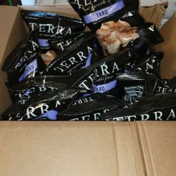 TERRA Taro Vegetable Chips with Sea Salt, 6 oz. (Pack of 12)