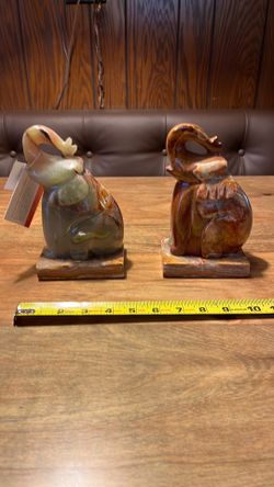 Onyx bookends